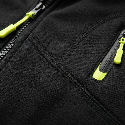 Men's Full Zip Fleece Hoodie - Relaxed Fit Casual Warm Sweatshirt Jacket