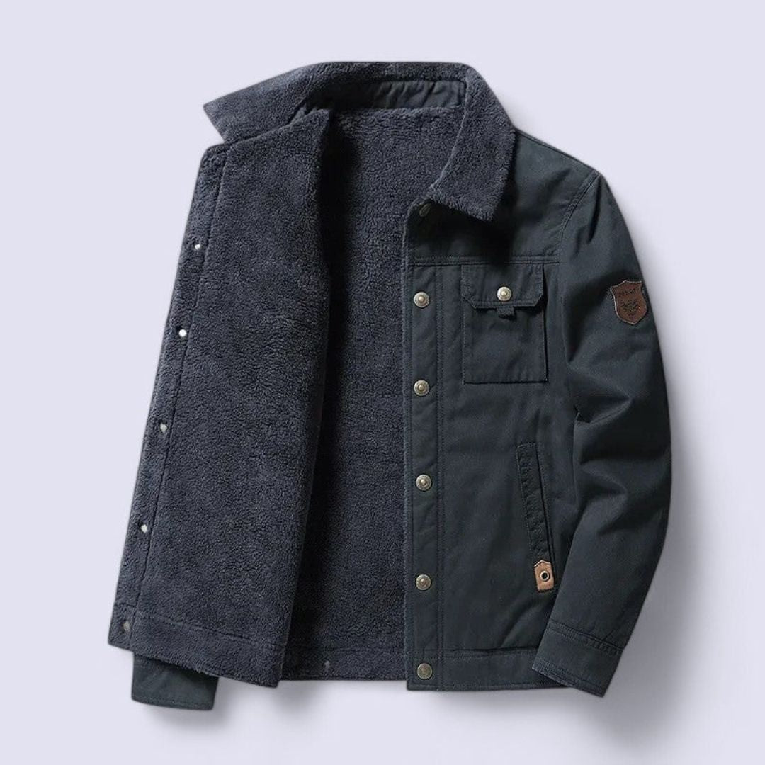 Men's Stand Collar Windbreaker - Minimalist Lightweight Casual Outerwear