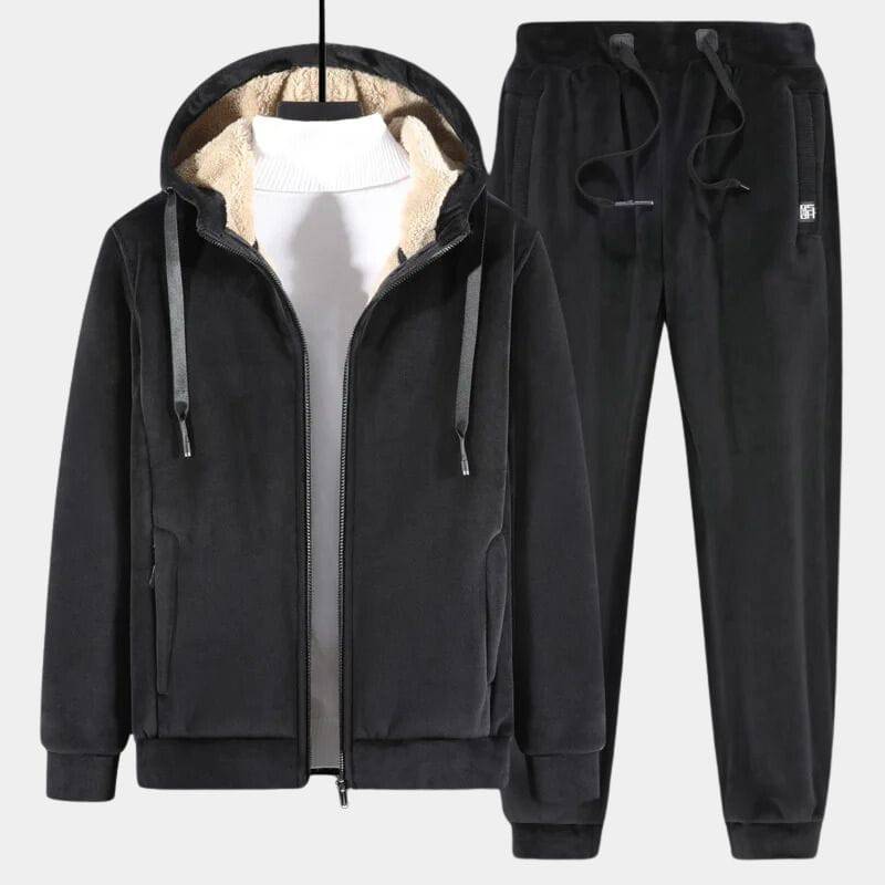 Women's Fleece Loungewear Set - Thermal Cozy Two Piece Casual Co-ord