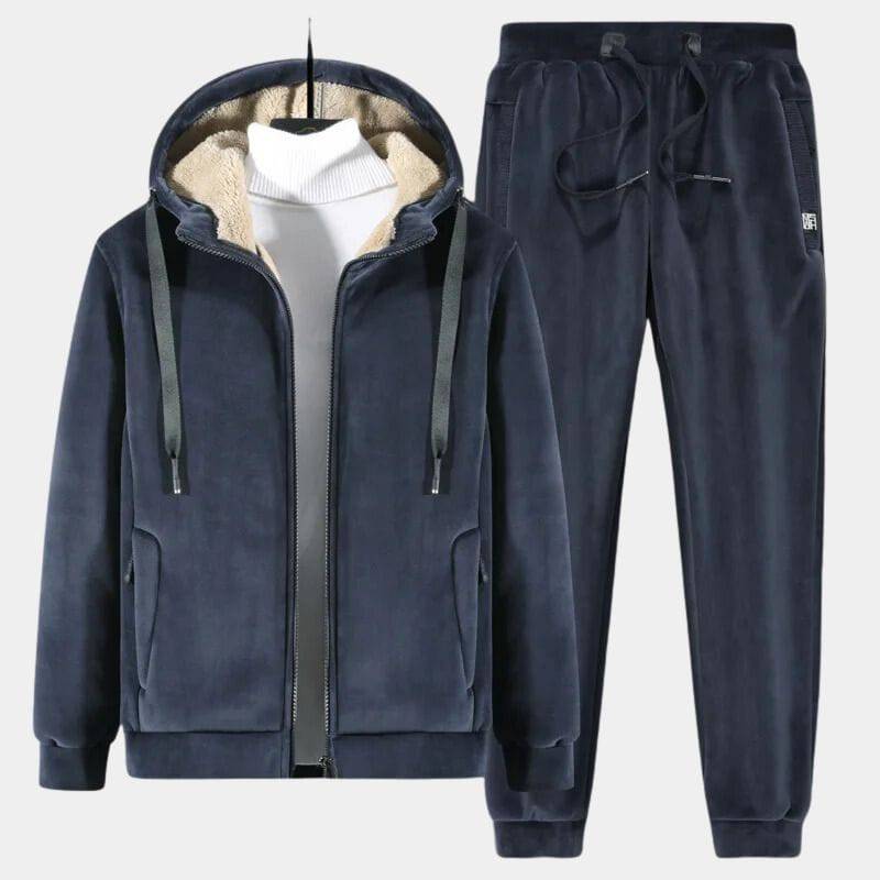 Women's Fleece Loungewear Set - Thermal Cozy Two Piece Casual Co-ord