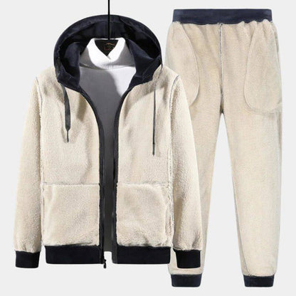 Women's Fleece Loungewear Set - Thermal Cozy Two Piece Casual Co-ord