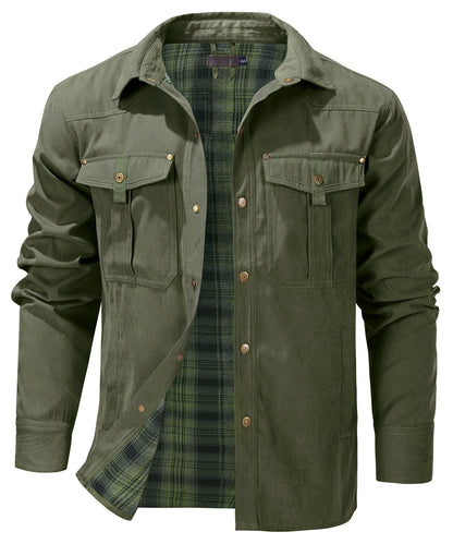 Men's Thermal Winter Jacket - Insulated Water Resistant Warm Outdoor Coat