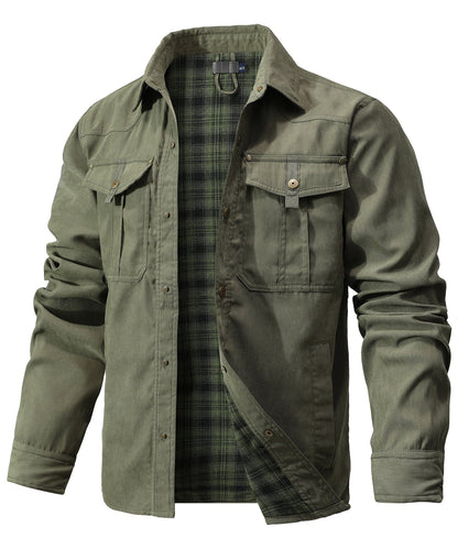 Men's Thermal Winter Jacket - Insulated Water Resistant Warm Outdoor Coat