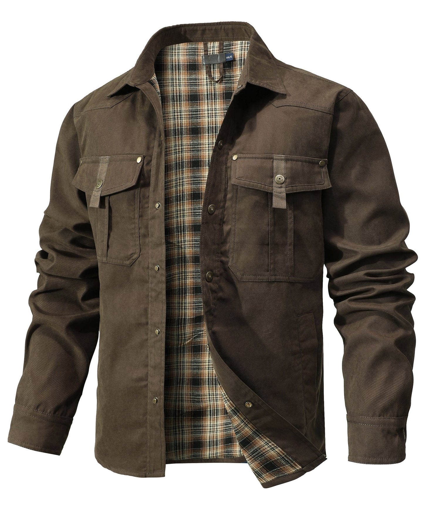 Men's Thermal Winter Jacket - Insulated Water Resistant Warm Outdoor Coat