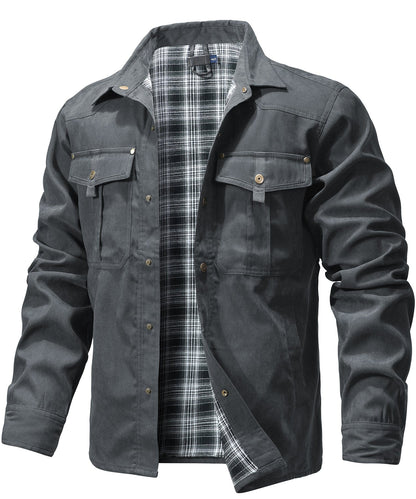 Men's Thermal Winter Jacket - Insulated Water Resistant Warm Outdoor Coat