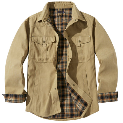 Men's Thermal Winter Jacket - Insulated Water Resistant Warm Outdoor Coat